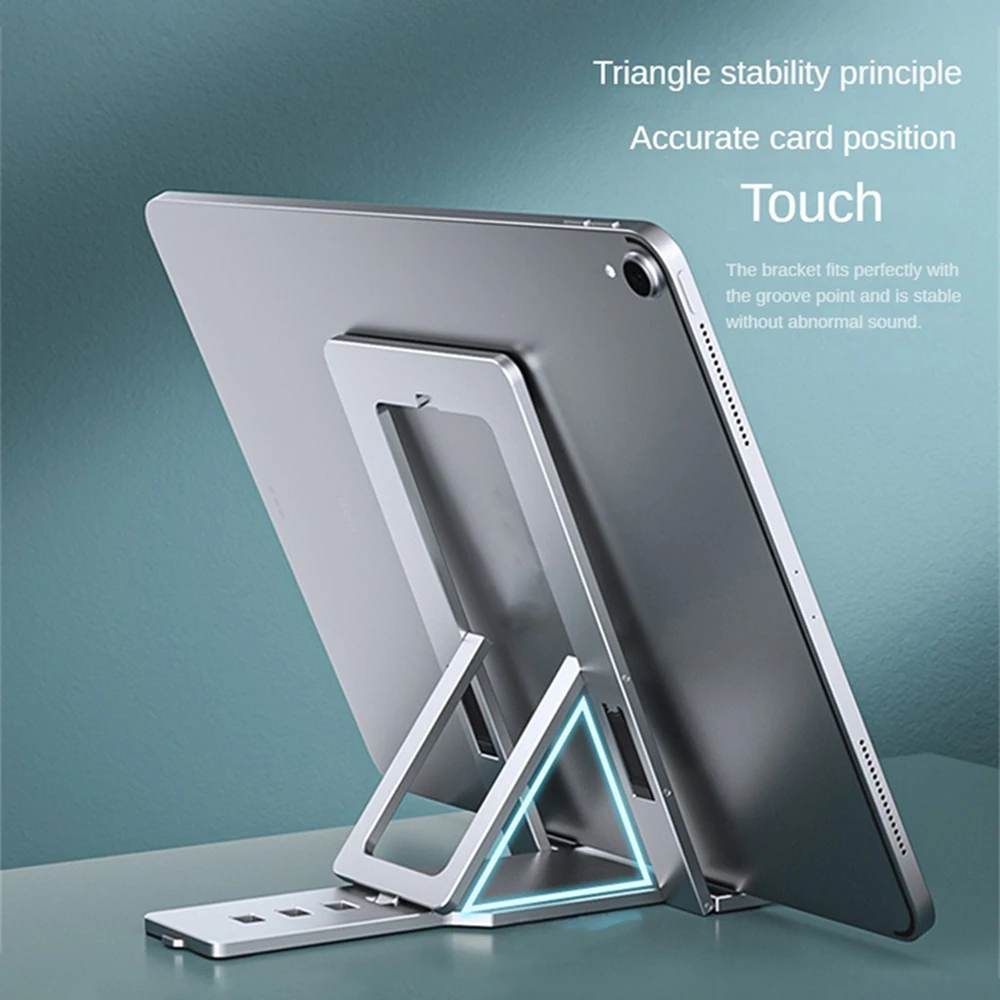 

Holder Phone Rack Folding Non-slip Lazy Phone Stand For Flat Phone Thickened Desktop Phone Stand Bracket Mobile Phone Bracket
