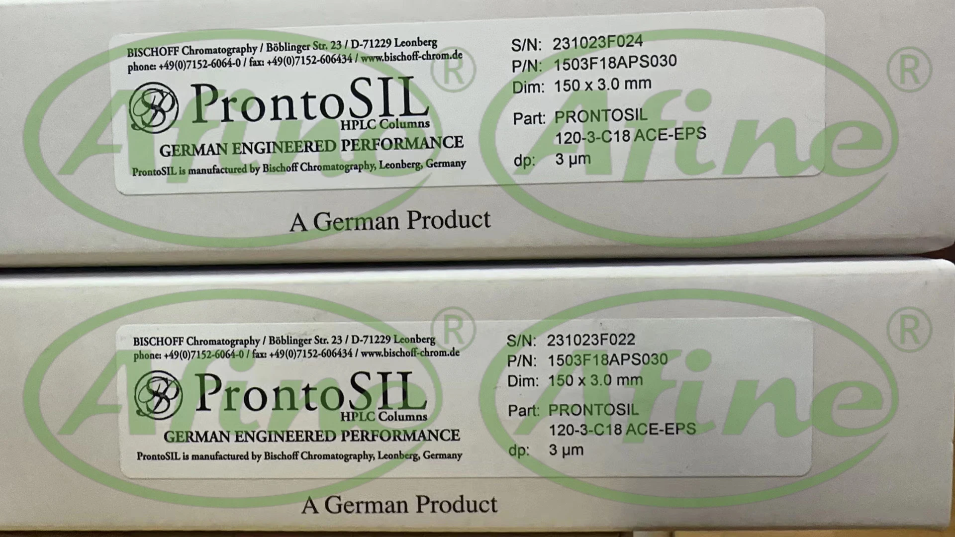AFINE Bischoff 1503F18APS030 Хроматографические колонны PRONTOSIL120-3-C18 ACE-EPS 150 ММ X 3 3UM