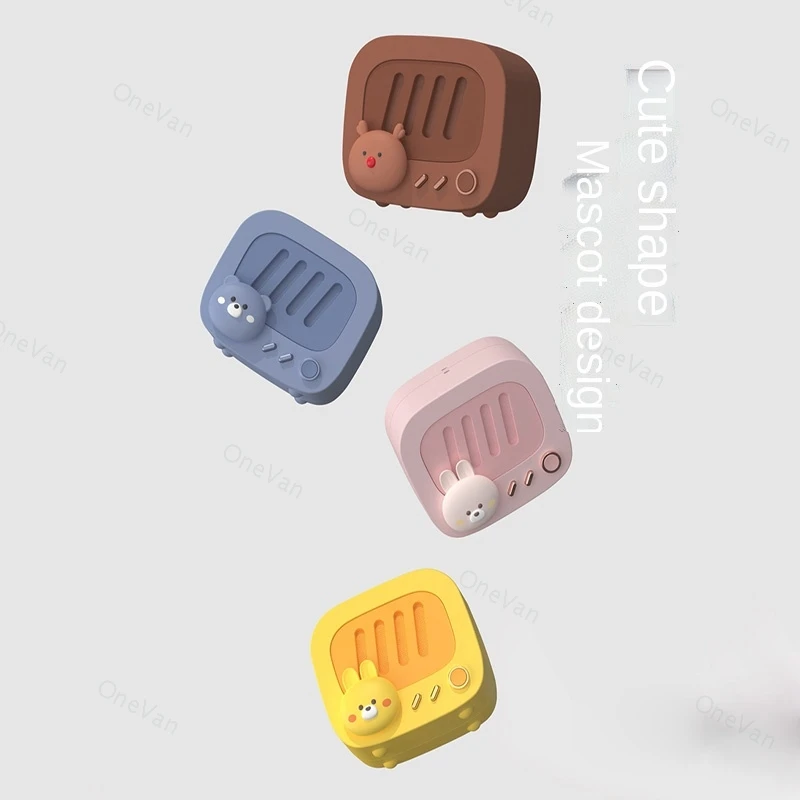 

Подарок для девочек, Bluetooth-динамик, миниатюрный портативный милый кролик, медведь, ретро