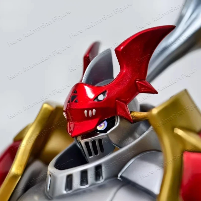 Фигурка Digimon Gallantmon 40 см, рыцарь, из ПВХ, изысканная статуэтка с плащом, коллекционная аниме-модель, игрушка, украшение для стола, подарок для мальчика (art.: 3920da22e77ca) - 3920da22e77ca