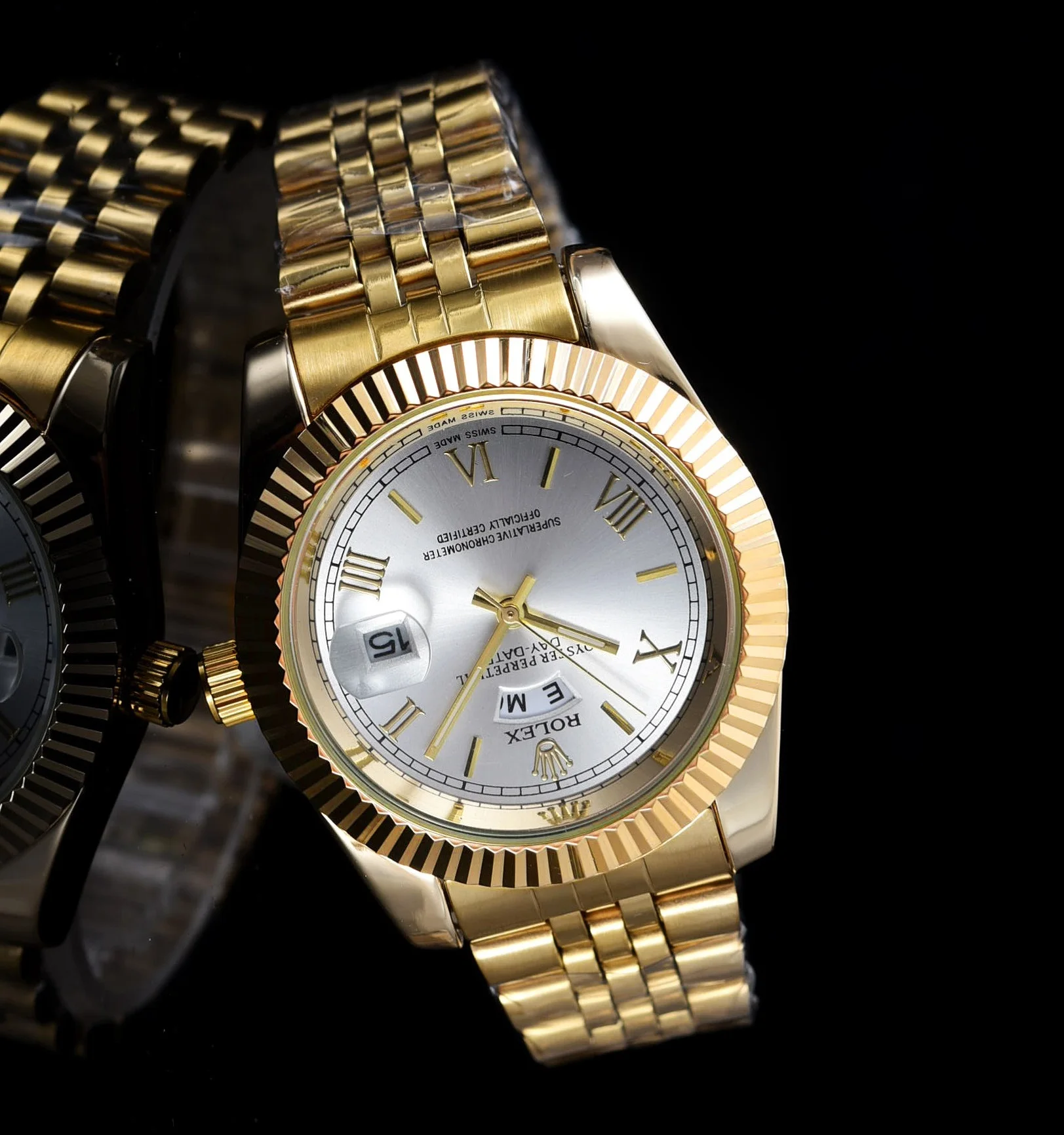 

NEW ROLEXES Luxury Brand quartz women Watches Quartz Watch Stainless Steel Strap wristwatch classic diamonds men watch 019