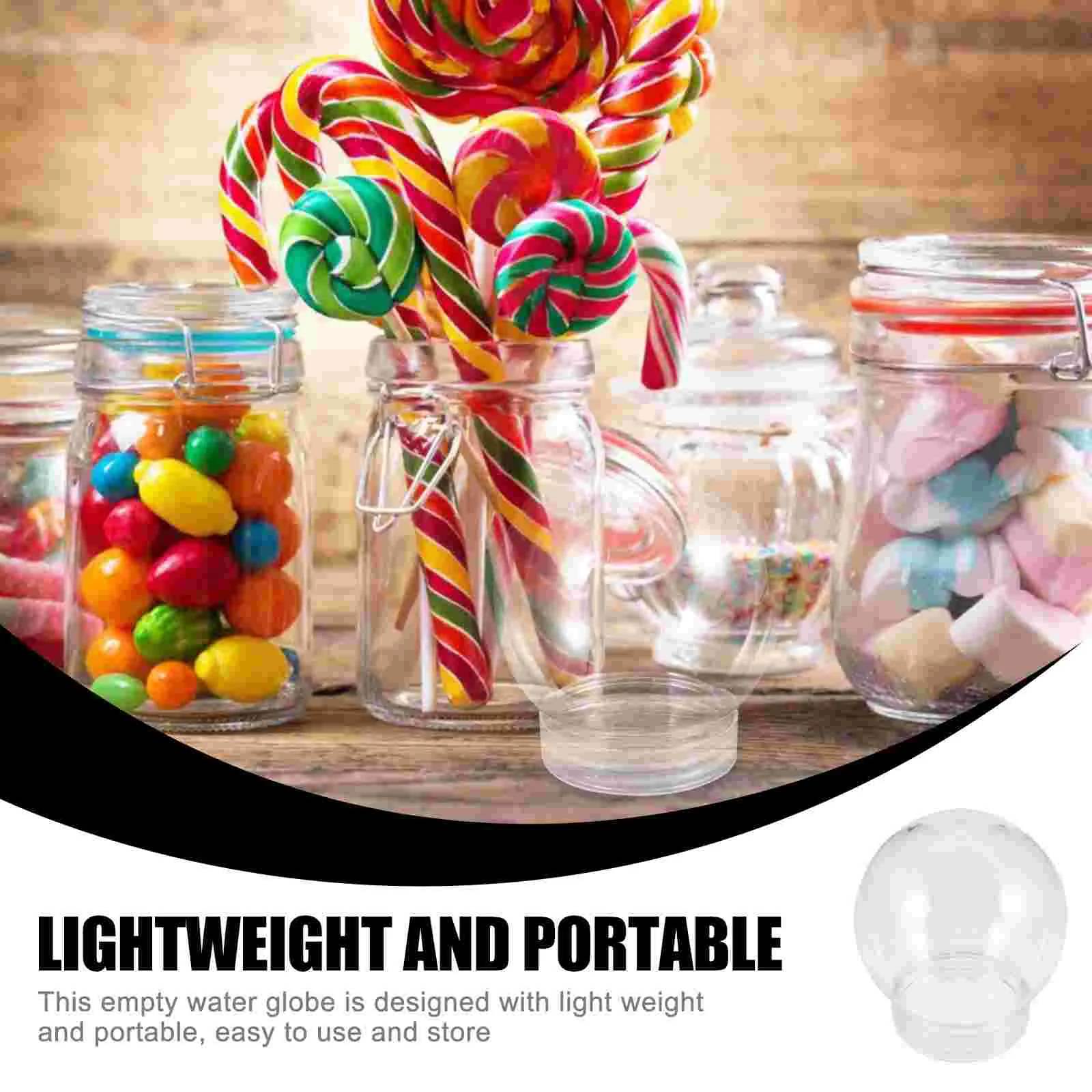 10 шт. DIY прозрачный пластиковый водяной шар снежок с завинчивающейся крышкой (300