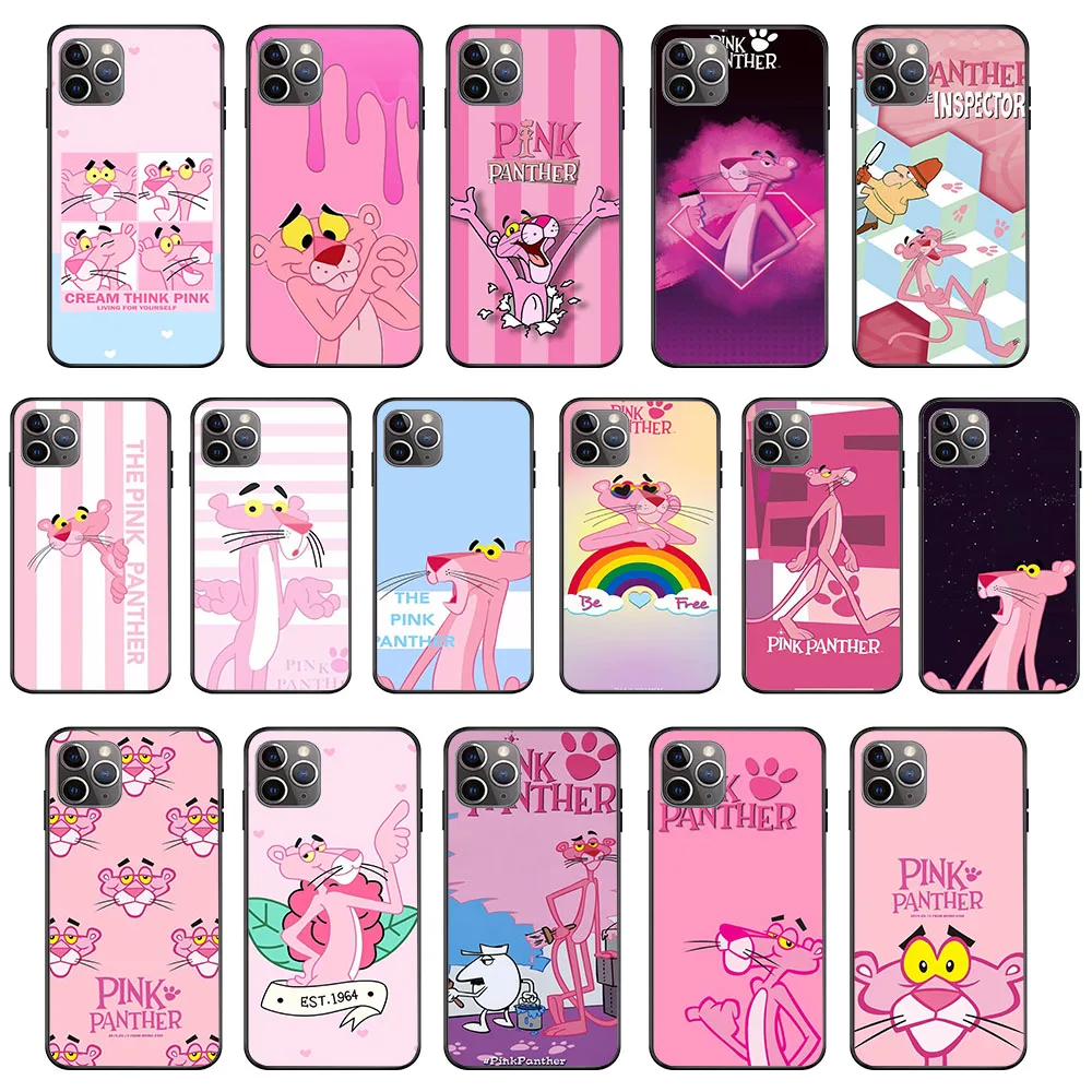 

KK-45 Pink Panther Soft Case for Realme V11 V11S 2 8 8i 9 6 6S 6i X2 XT C31 Pro Plus