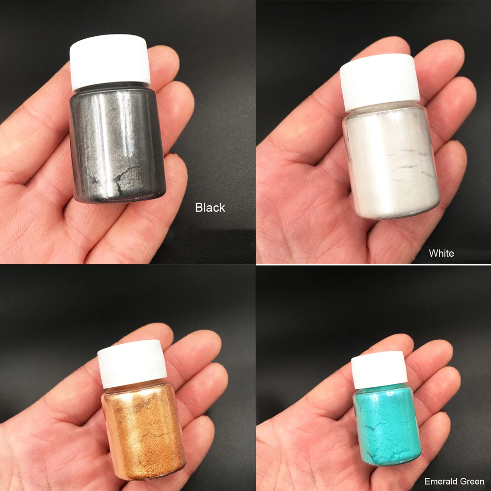 

1Bottle Shiny Pearl Powder Nail Art Glitter 54 Color Pearl Chrome Pigment Nail Glitter Powder 10G Fine Body/Eye Manicure Decor