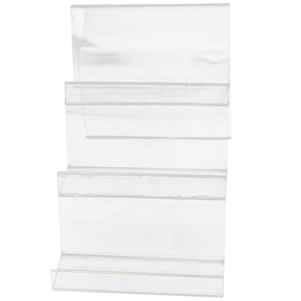 

Display Purse Rack Stand Wallet Holder Ladder Shelf Organizer Shape Clear Storage Closet Riser Glasses Handbag Transparent