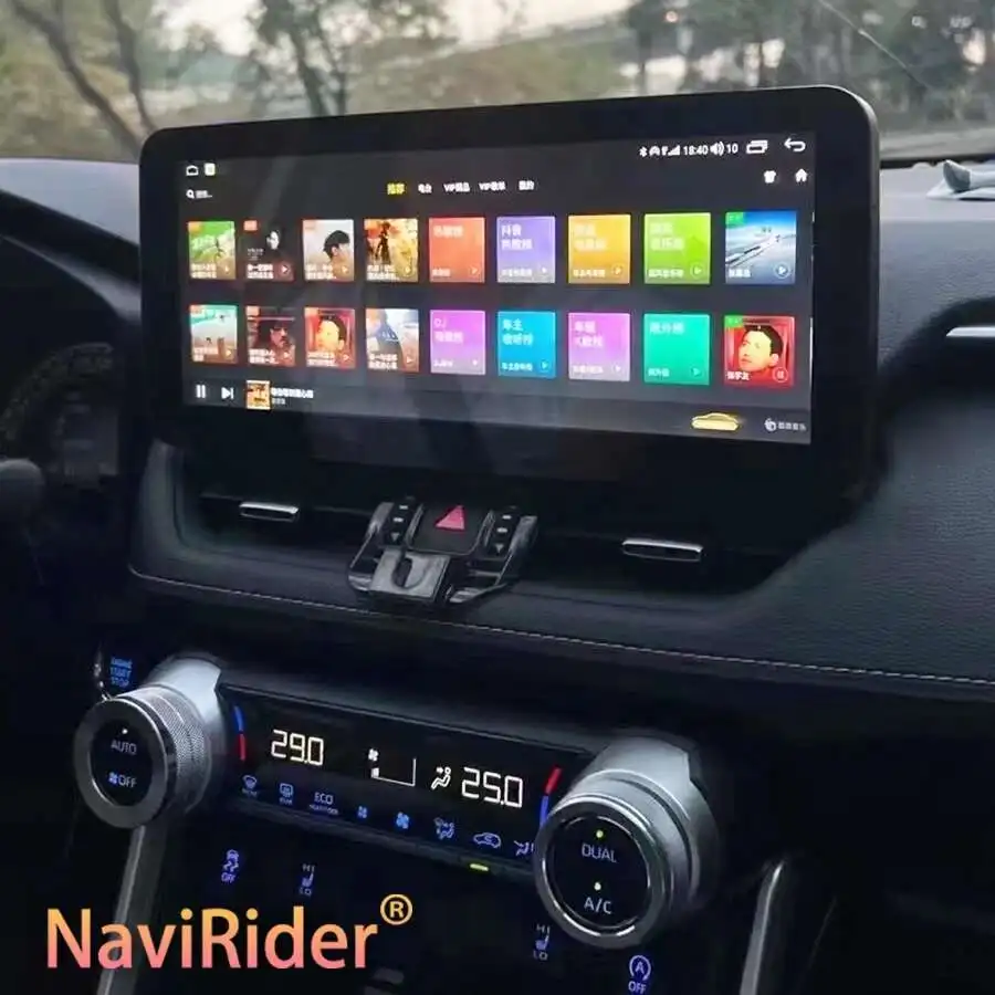 

NaviRider 12,3-дюймовый экран Android 14 для Toyota RAV4 Prime XSE 2021 2022 Автомобильный мультимедийный видеоплеер GPS-навигальный динамик 8 + 256 ГБ