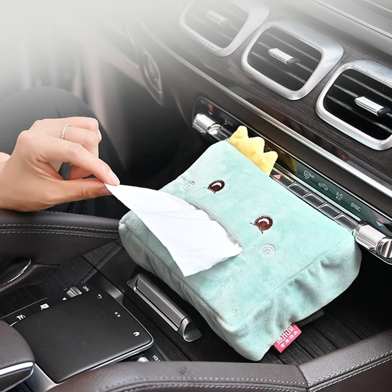 

Plush Animals Car Tissue Box Cute Napkin Tissue Paper Holder Car Styling Napkin Paper Holder Portable Paper Package Case