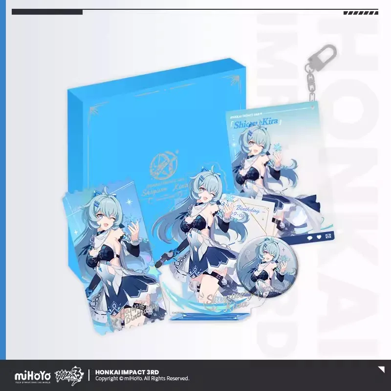 

Памятная Подарочная коробка фирмы HONKAI IMPACT 3RD Shigure Kira 2023, новинка, предпродажная игра, анимация, набор аксессуаров