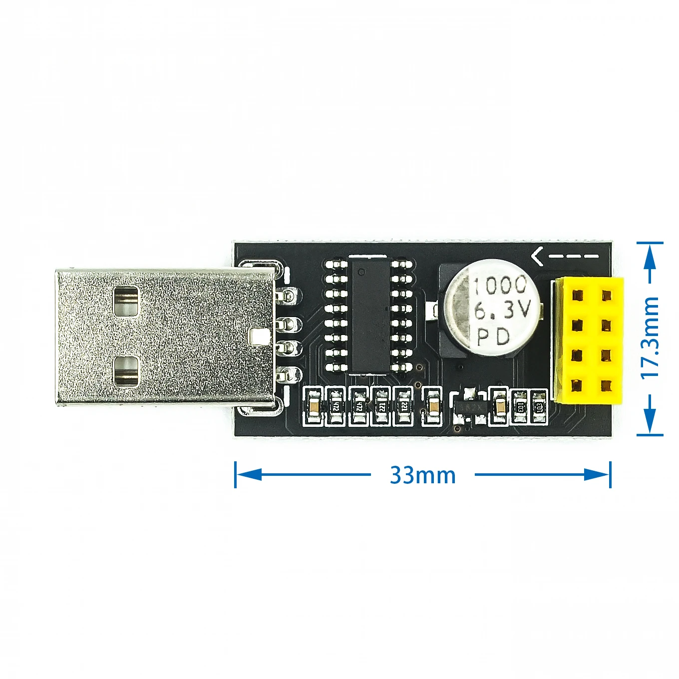 Адаптер программатора ESP01 UART GPIO0 ESP-01 ESP8266 CH340G USB к Последовательный беспроводной