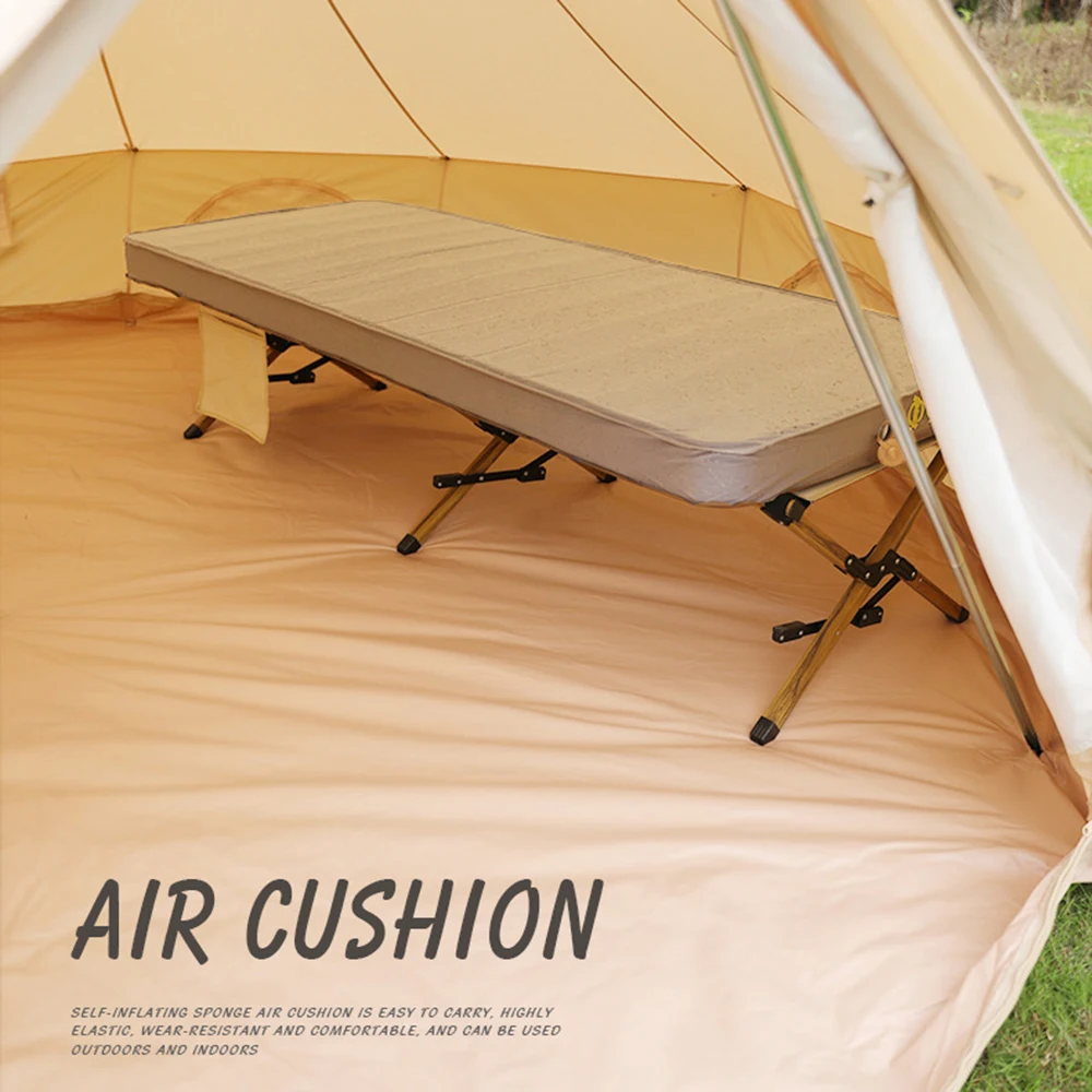 Self-inflating Mat Compact Folding Sleeping Bed Outdoor Camping Tent Mat Thickening 10cm Sleeping Pad 1-2 Person Air Mattress