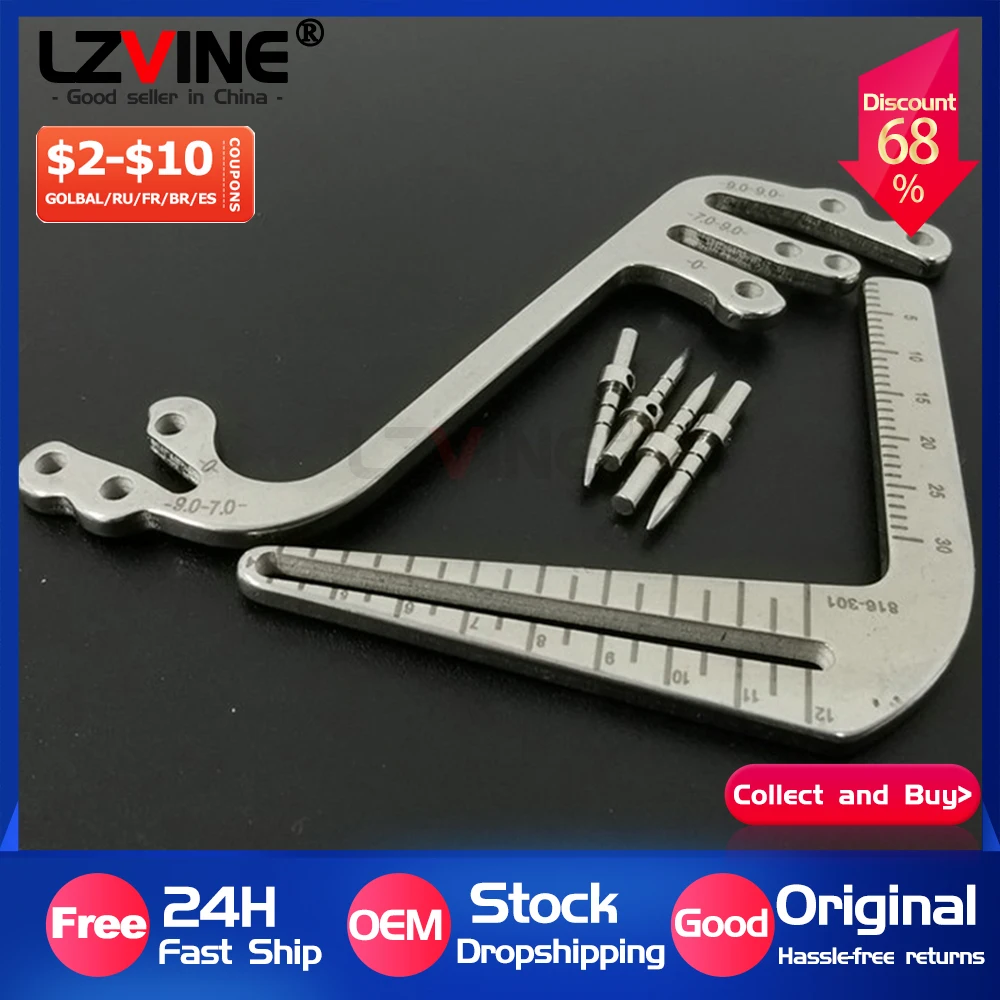 

Dental Implant Guide Set Dental Implant Surgery Instrument Oral Planting Positioning Guide Ruler Planting Locator Positioning