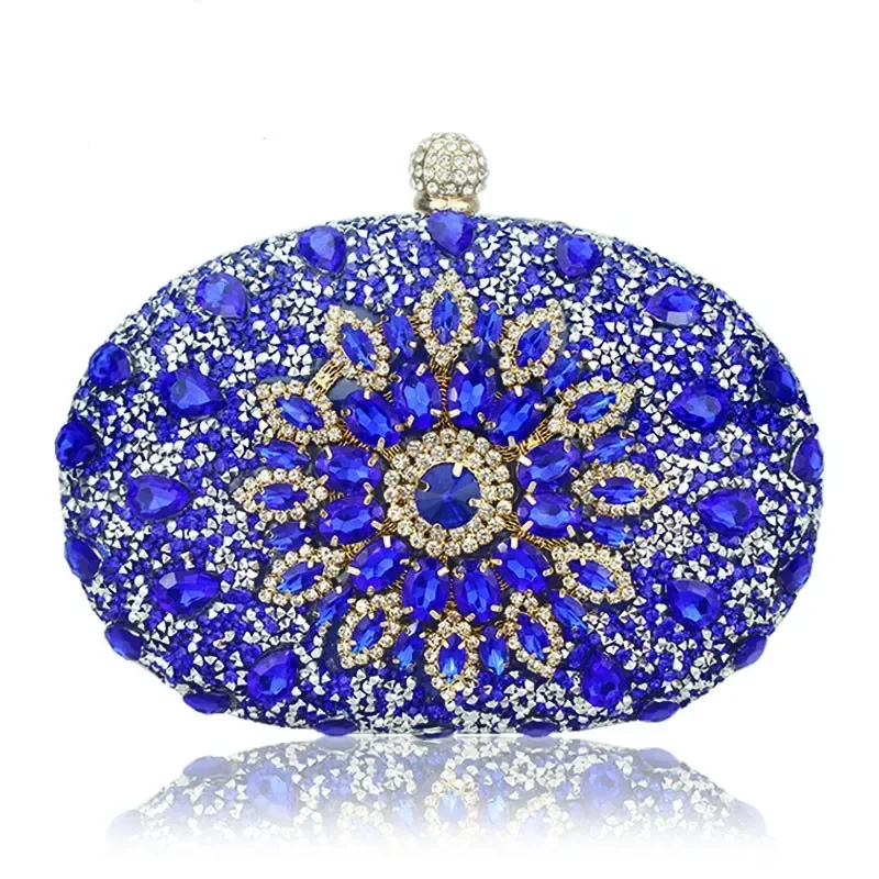 

Handbags Women Wedding Clutch Bridal Purses Flower Dinner Evening 13colors Crystal Party Diamond Multicolored Bag Bags