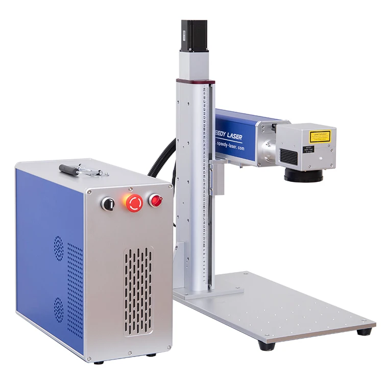 

Buy makers mark wholesale auto focus fiber laser marking machine 30W 50W 60W Racycus/JPT/IPG laser engrave machine for metal