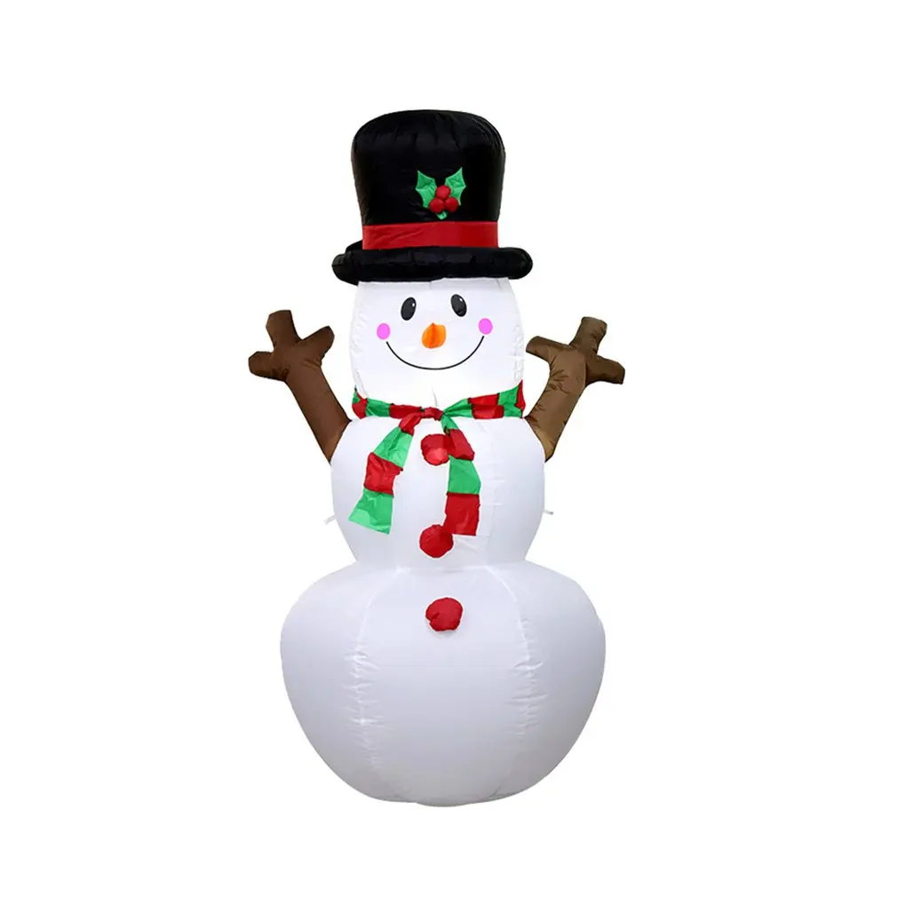 

Christmas LED Inflatable Snowman Decor Christmas Outdoors Ornaments New Year Party Home Shop Yard Garden Decoration