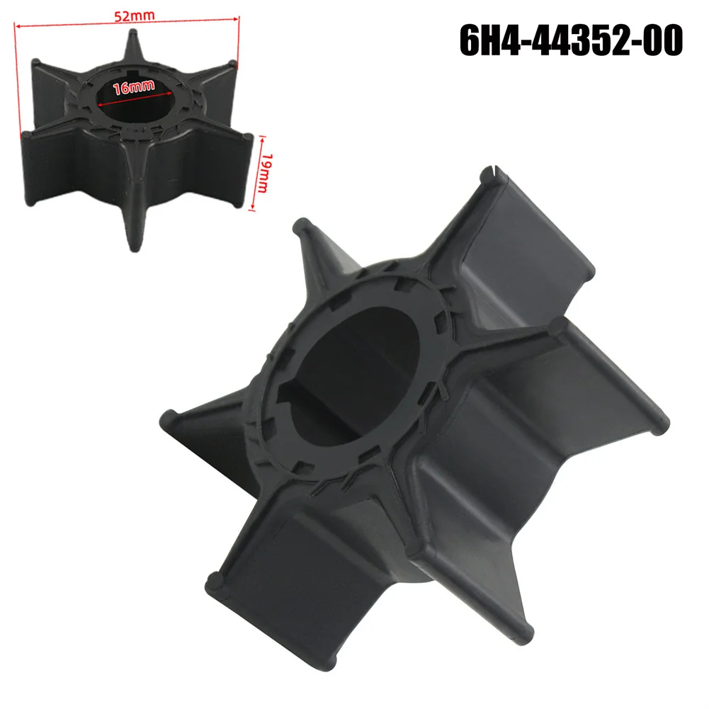 

Water Pump Impeller Impeller 16.10 Mm/ 0.63 Inch 55.48 Mm/ 2.18 Inch 6 Blades Rubber 6H4-44352-01-00 Brand New