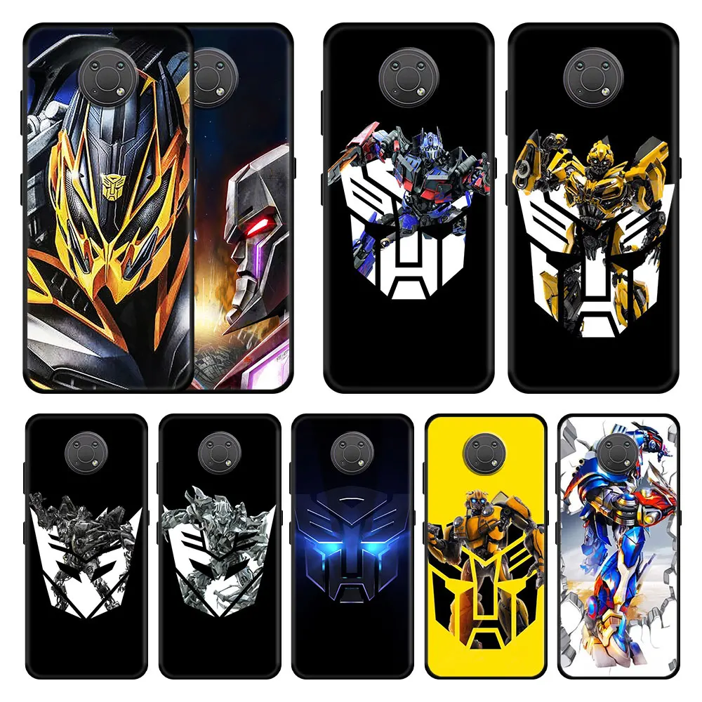 

Transformers Art Silicone Case for Nokia 7 XR20 G50 G20 G10 6 5 C30 G11 X20 6 G50 C21 Plus 2 1 G21 X10 2 2 5 Cell Soft Luxury