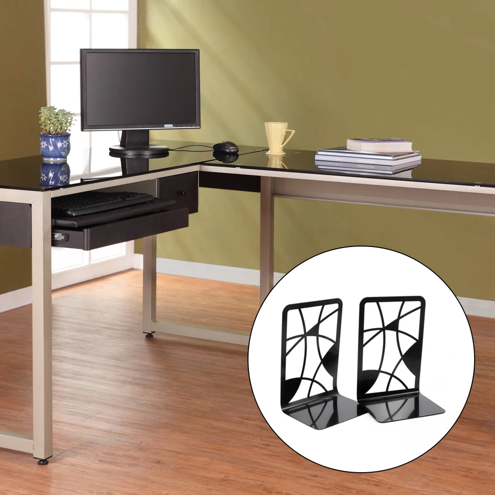 

2 шт., декоративная металлическая полка для книг