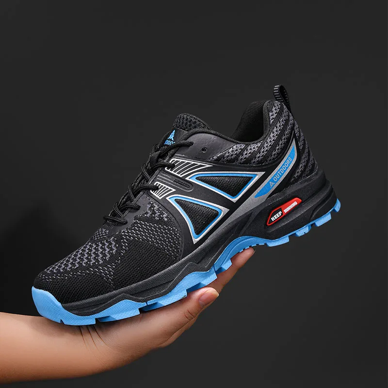 

2023 New Hiking Shoes Men Summer Breathable Mesh Hiking Shoes Outdoor Woodland Cross-Country Shoes Mountain Cycling Sports Shoes