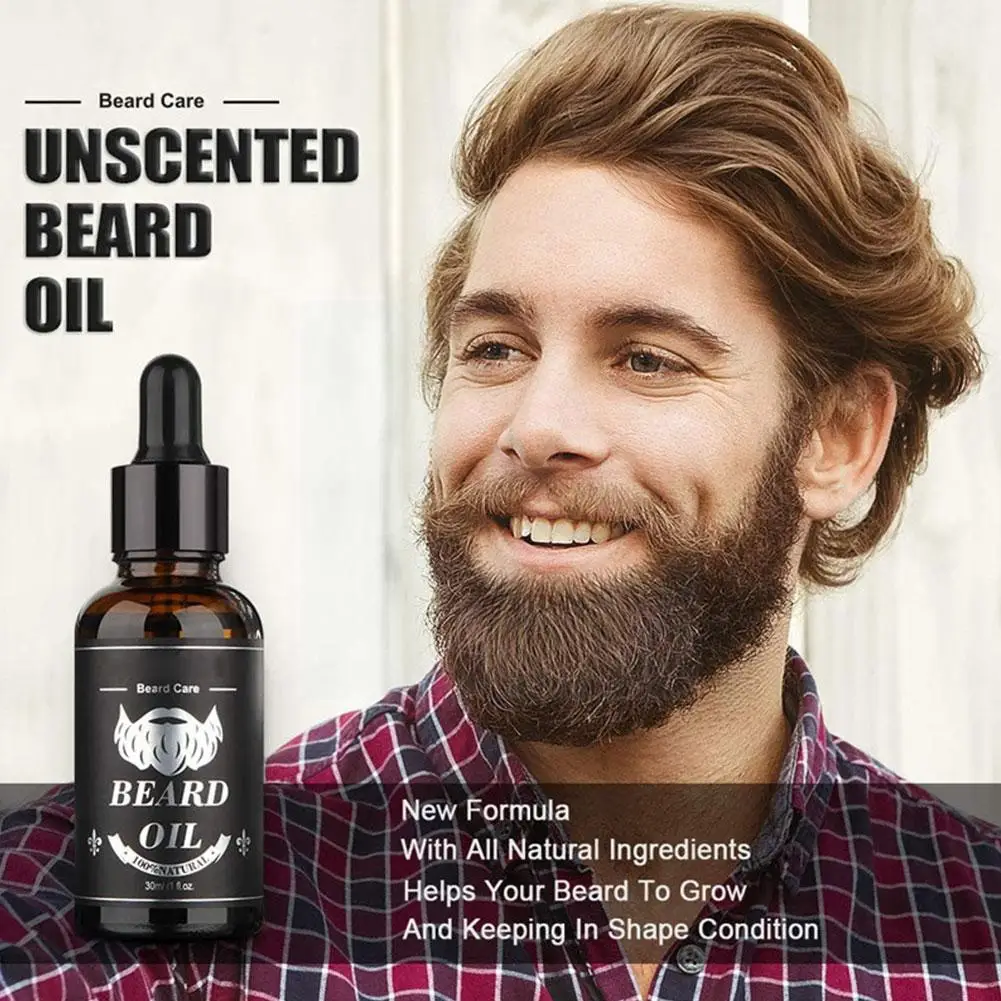 

Beard Grooming Kit Men Mustache Comb Growth Oil Taming Double-sided Beard Oil Softener Bristle Comb Care Growth Style Brush G4c8