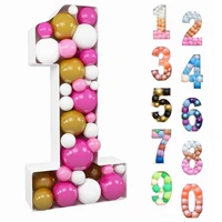7393cm giant birthday number balloon filling box balloon birthday party decoration wedding baby shower balloon number frame box