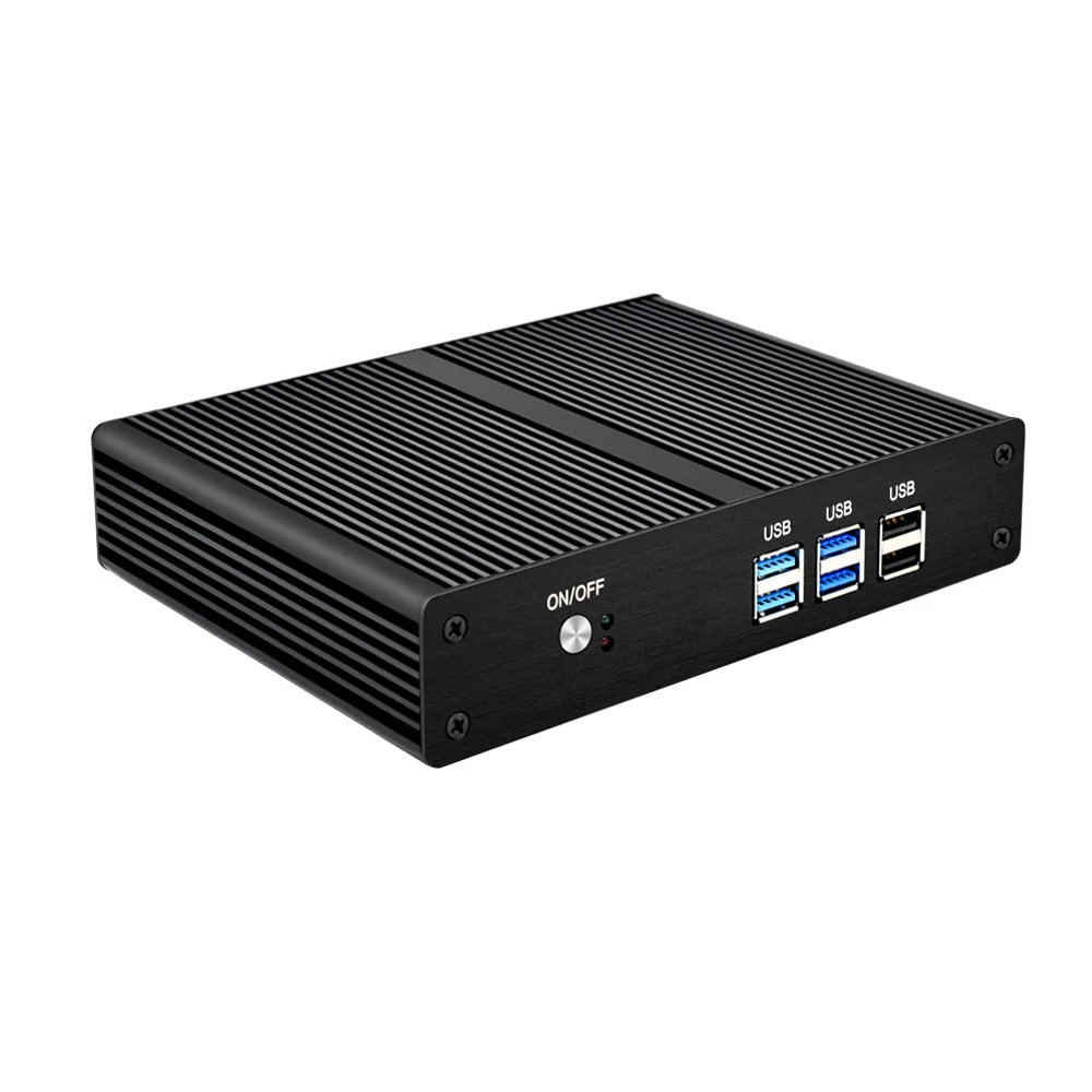 Мини-ПК kingnвой без вентилятора Intel Core i5 8265U i3 8145U 4 ядра 8 потоков гигабитная сеть