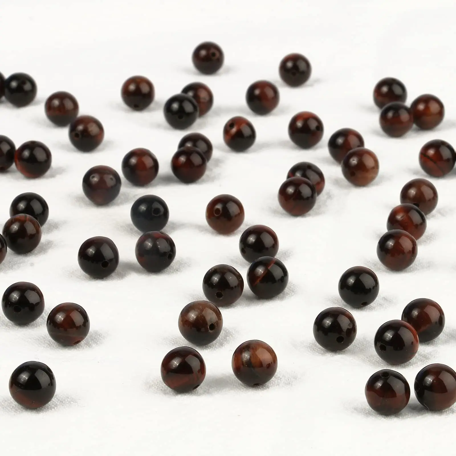 Бусины из натурального камня тигровый глаз 4/6/8/10 мм