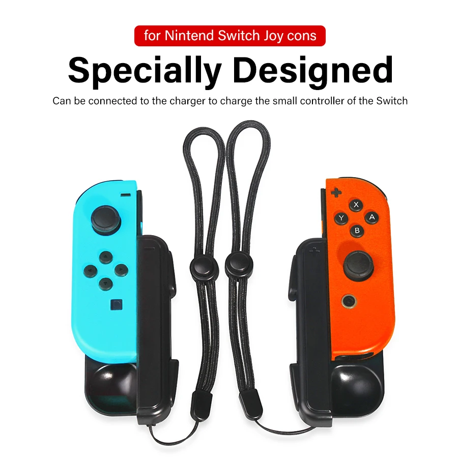 

DOBE Joypad Charging Grip For Nintend Switch Controller Joy Con Gamepad Charger Dock Indicator Type-C Cable 2PC Game Accessories