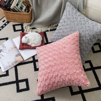 soft plush faux fur cushion cover for couch bed decorative 1818 throw pillow cover pillowcase housse de coussin home decor