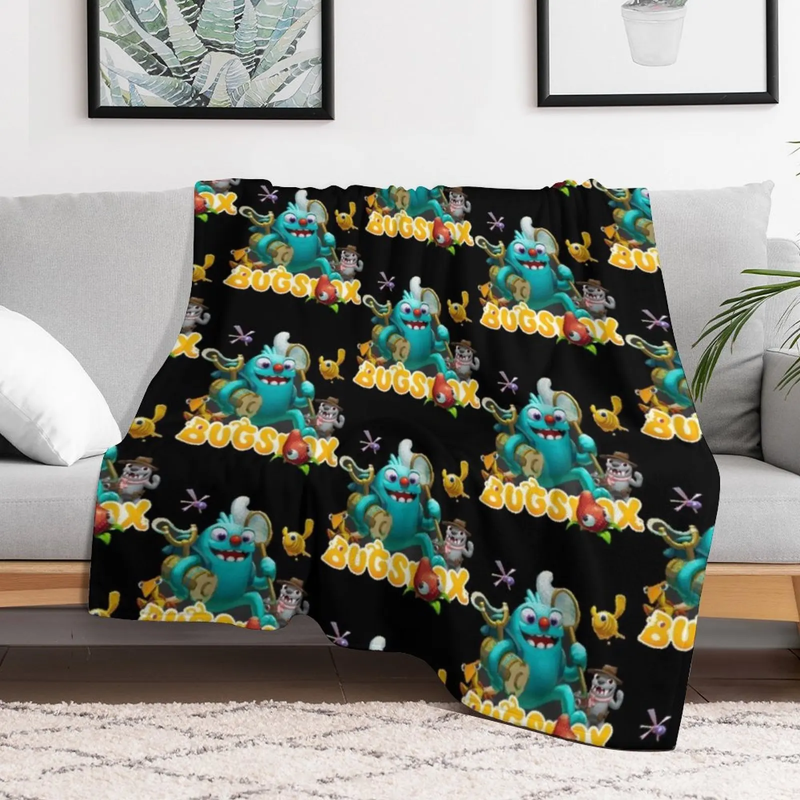 Одеяло Bugsnax на заказ мягкие одеяла для кровати с волосами