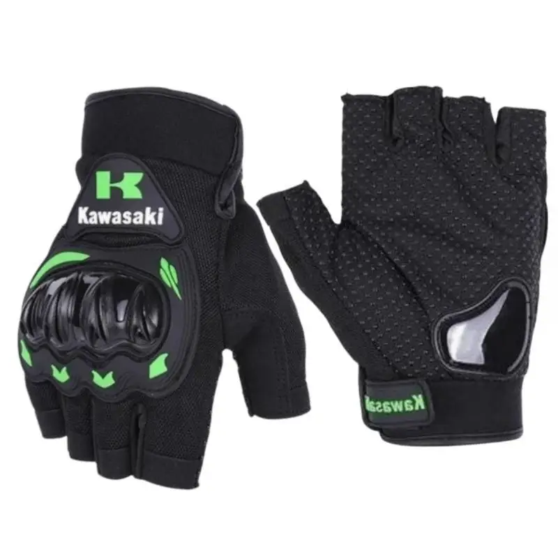 Мотоциклетные Перчатки Kawasaki дышащие мотоциклетные перчатки с открытыми