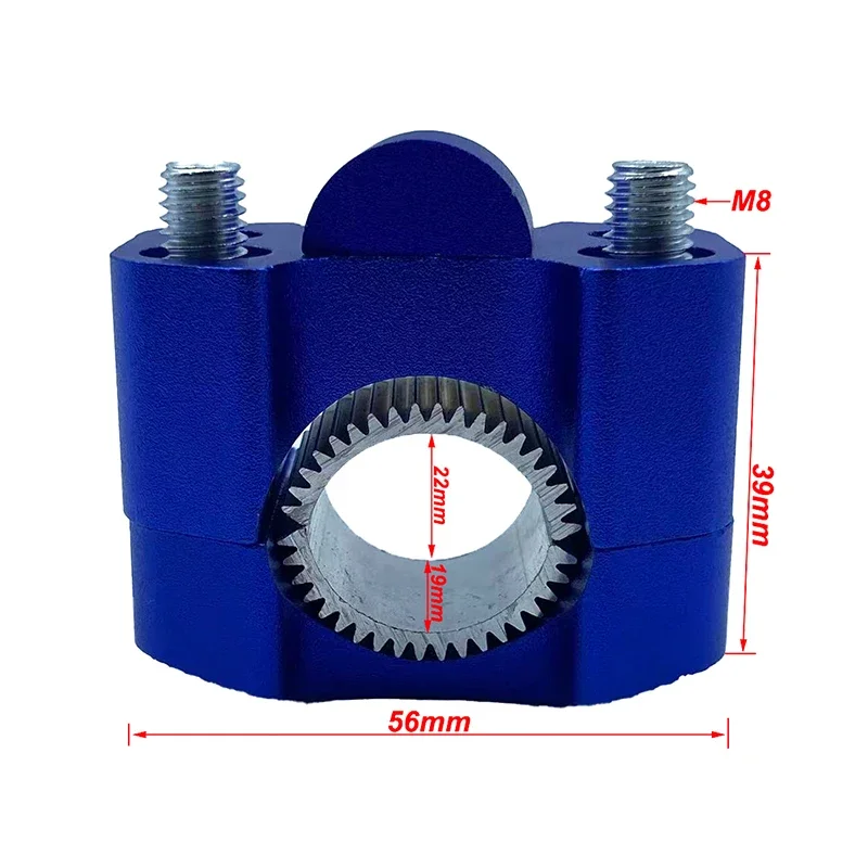 Фото Крепление-адаптер для руля CNC Billet (22/28 мм) для мотоциклов, питбайков, эндуро, супермото, MX, ATV №3