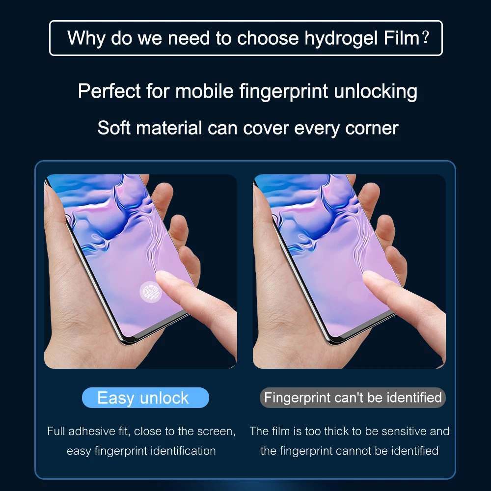 Films For VIVO Y15S Y15A Y01 Y52S Y31S Y52 Y02S Y50T  Y76S Y16 Y51 Y22S T1 S15 V30 V19PRO Glass Hydrogel Film Full