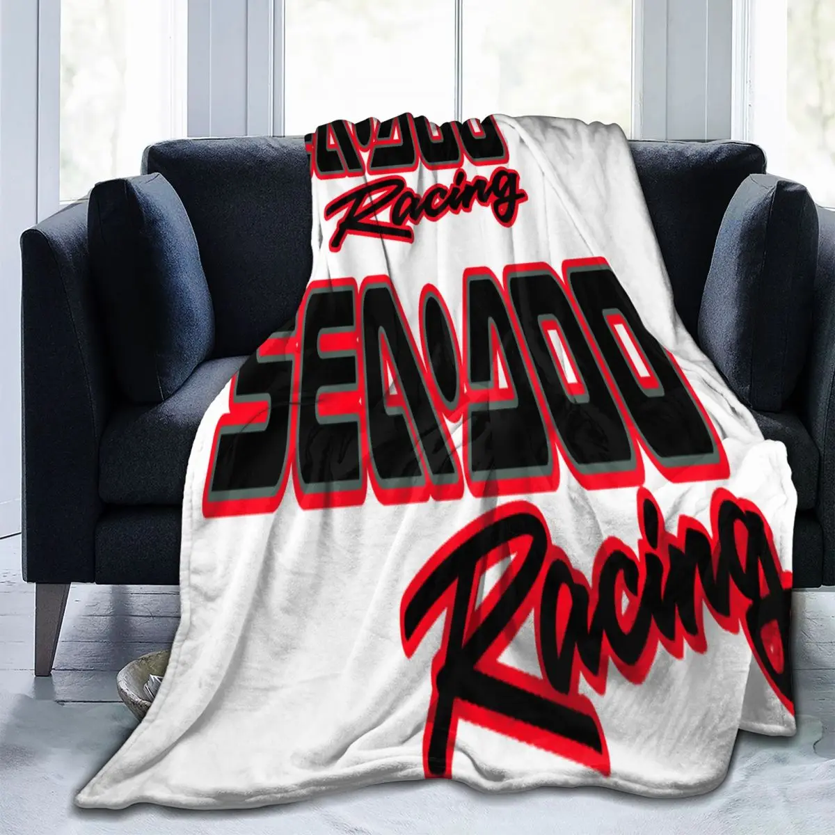 

Sea Doo Team Rxt Brt Throw Blanket Trendy Portable Suitable For Sofa Multi Style