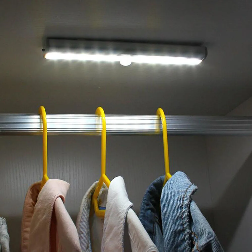 

Светильник для шкафа с пассивным инфракрасным датчиком движения, индукционный светильник для гардероба, умный фонарь для кухни, спальни