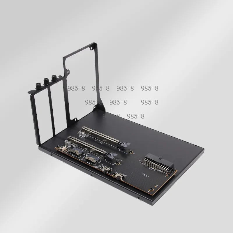 Фото Блок питания ATX с платой расширения PCIe 3.0 X16 X8 PEX8749, поддержка двух слотов для GPU №3