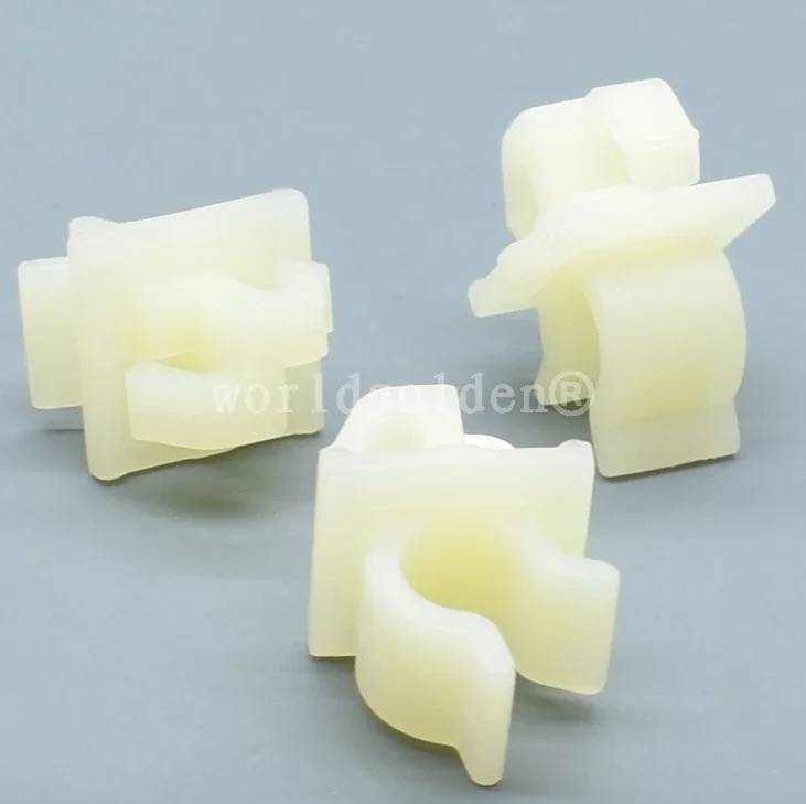 worldgolden 100 шт. автозажим для капота зажим опоры вмещает 8 мм опорный стержень Toyota