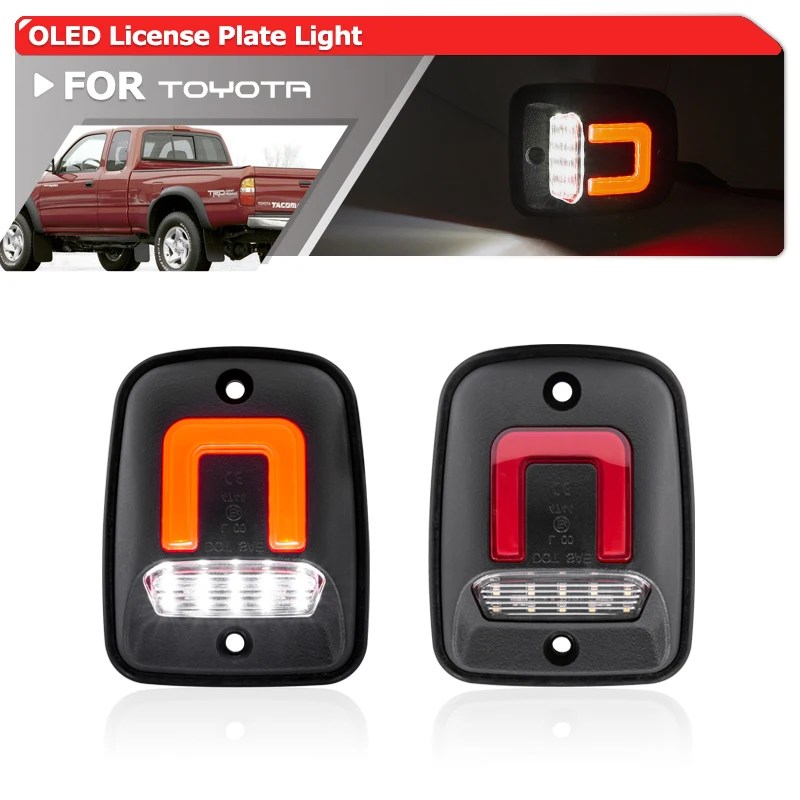 

Лампа для заднего номерного знака для Toyota Tacoma 1995-2004 Gen1 N140 N150 N160 N170 N190 пикапов и грузовиков, 2 шт.