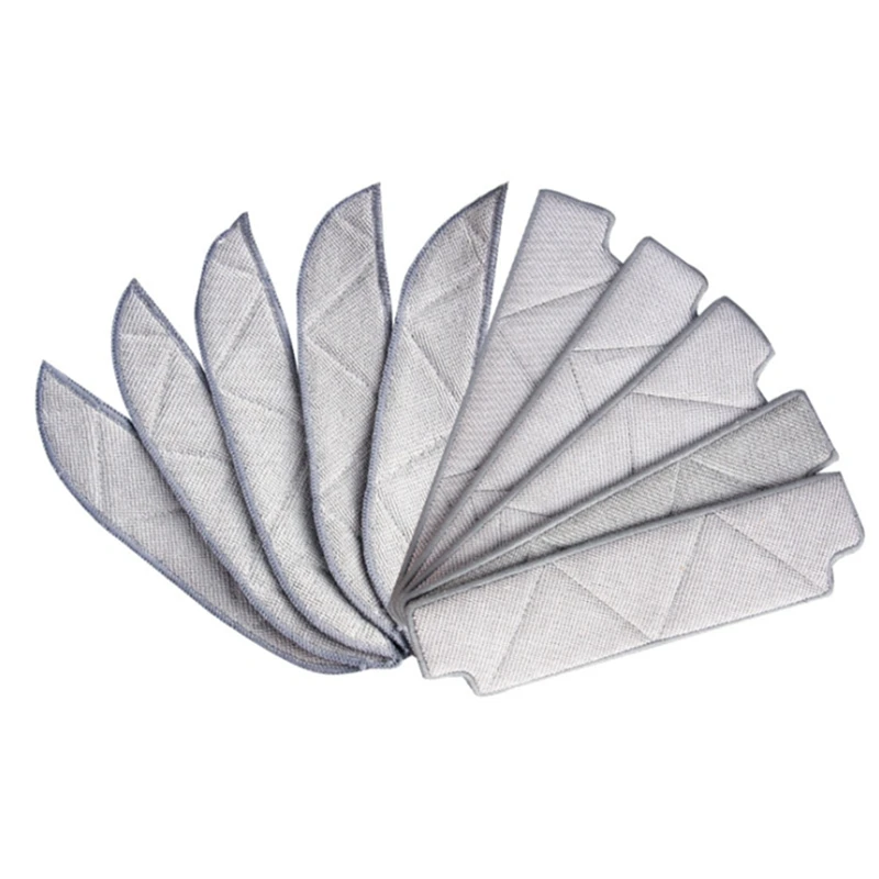 

10 Pcs/Lot Replacement Microfiber Cleaning Parts for ECOVACS Winbot W710 730 W60 TBW60TG Microfiber Mop Cloth