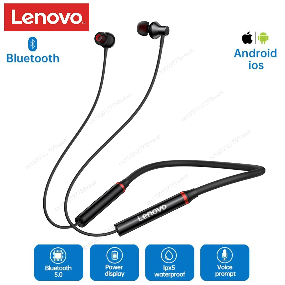 

Bluetooth-гарнитура Lenovo HE05X, IPX5, водостойкая
