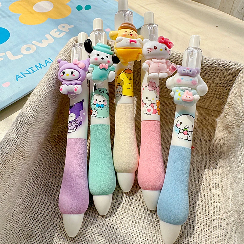 Kawaii Sanrio Kuromi My Melody Hello Kitty Cinnamoroll гелевая ручка аниме Подпись авторучки для письма