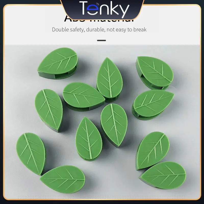 

/set Plant Climbing Wall Fixture Invisible Green Clip Self Adhesive Green Vines Leaf Clips Portable Rattan Vine Fixer Plastic
