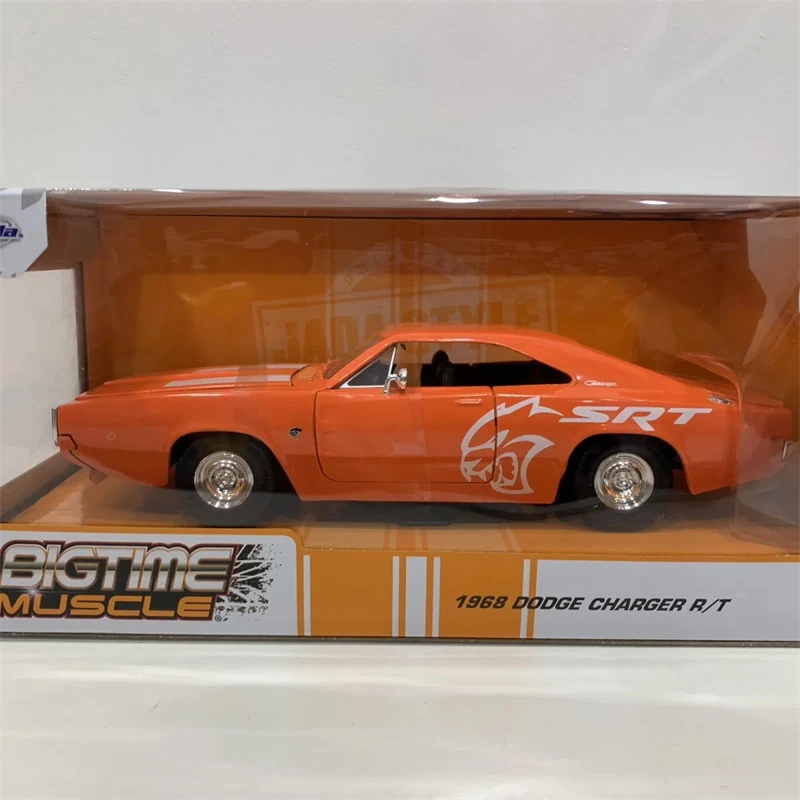 

Jada1:24 1968 Dodge Charger R/T высокомоделирующая модель автомобиля из металлического сплава Модель автомобиля игрушки для детей подарок коллекция J304