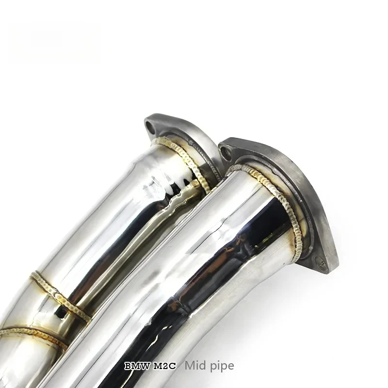 Высококачественная средняя труба для BMW M2C M3 M4 F80 F82 F83 F8X S55 3 0 T 2014-2019 выхлопная