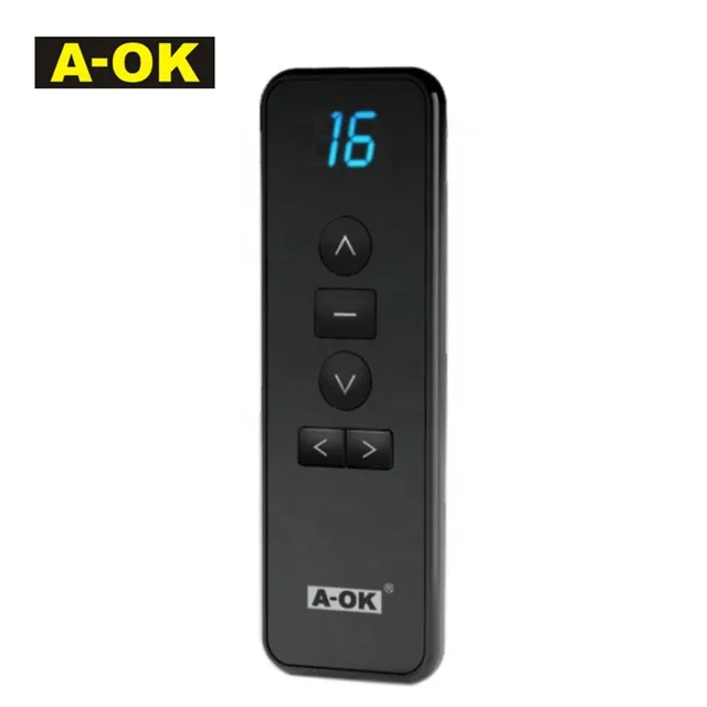 

Пульт дистанционного управления A-OK RF433 для штор белого/черного цвета