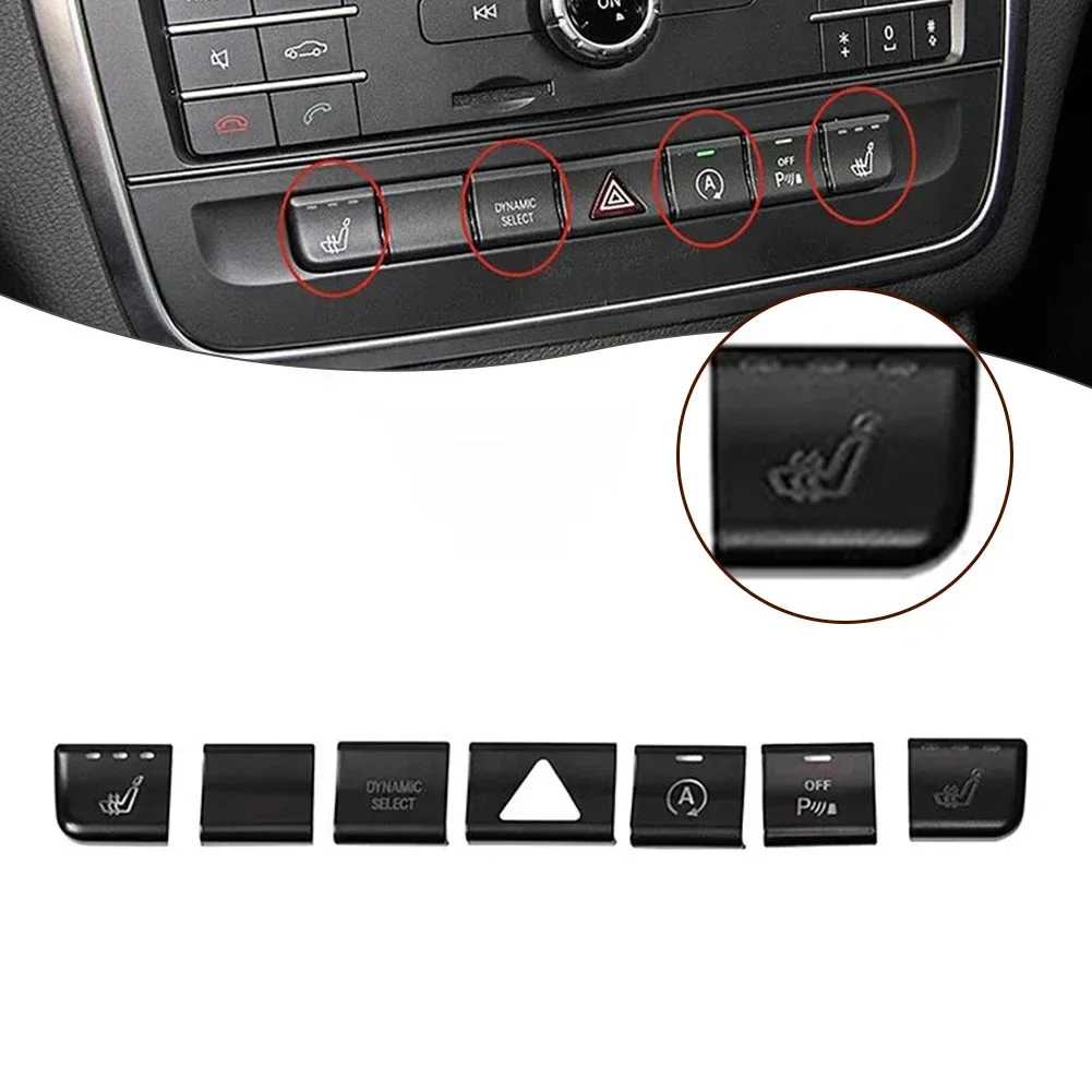 Наклейка на кнопку кондиционера автомобиля для Mercedes Benz GLA X156 CLA C117 A Class W176 B W24