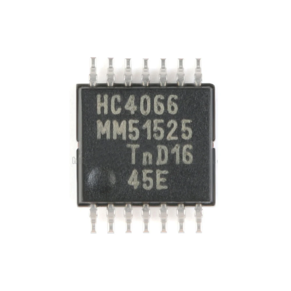 

10PCS ,74HC4066PW,118 TSSOP-14 Four-way Single-pole Single-throw Analog Switch