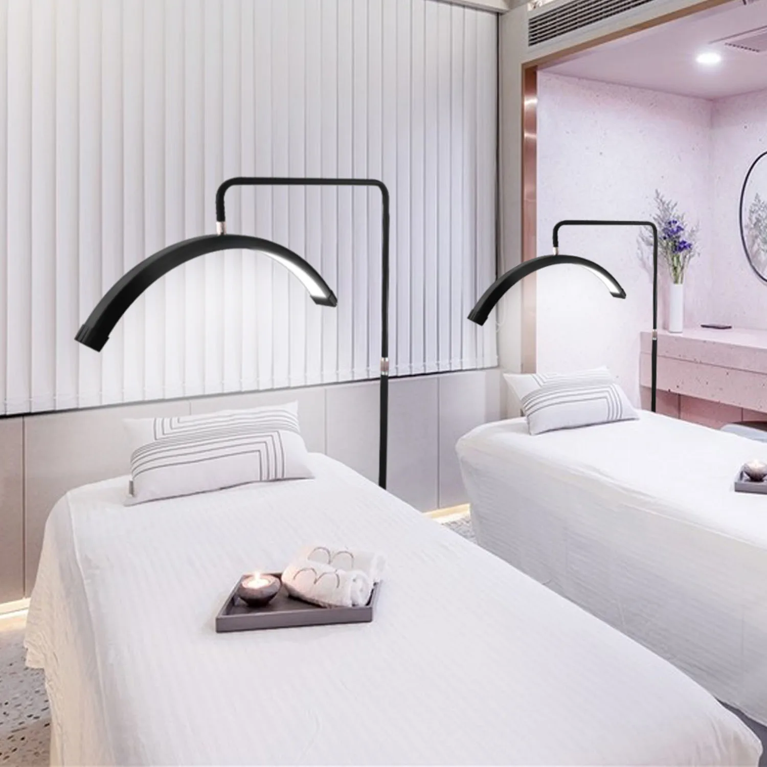 FOSOTO светодиодный светильник для ресниц макияж 40 Вт удлинитель полукольцо пол