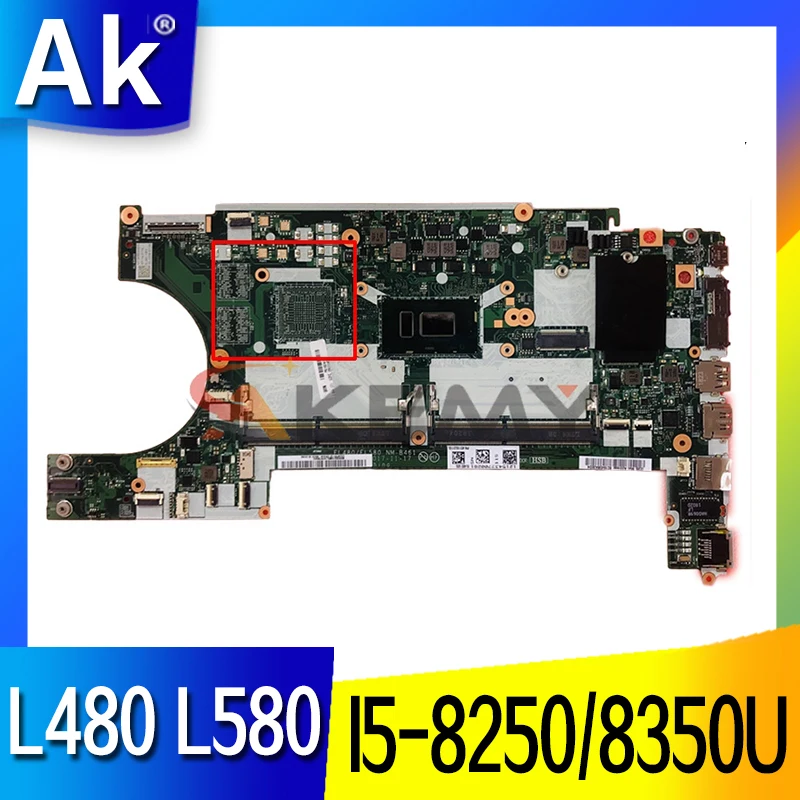 

EL480/EL580 NM-B461 mainboard For Lenovo ThinkPad L480 L580 laptop motherboard with I5-8250/8350U CPU DDR4 100% Fully Tested