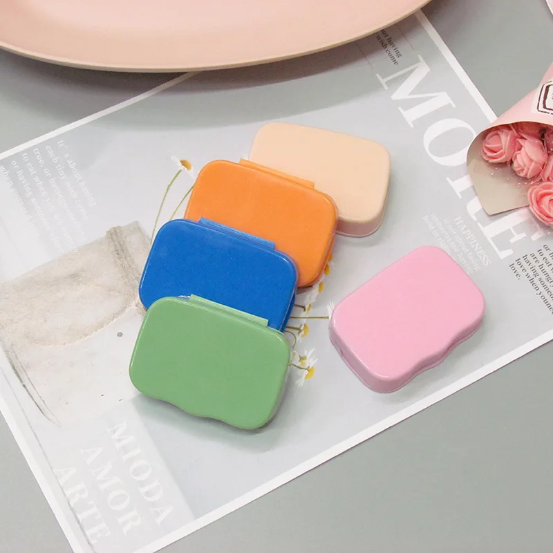 

Футляр для контактных линз, цветной, розовый, для набор для ухода за глазами, в подарочной коробке