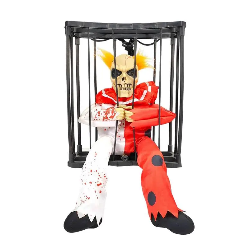 

Scary Halloween Decorations Halloween Scary Skull Ghost Sound Touch Activated Battery Powered Hangable Horror Ornaments For